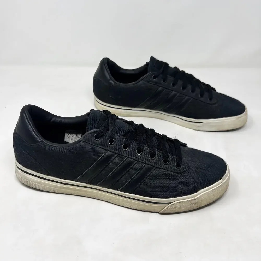 [Adidas] Cloudfoam Super Daily Core Black Casual Lace Up Sneakers Size 12 Men's